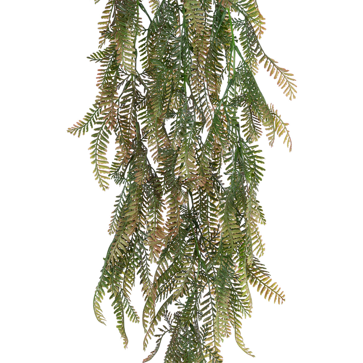 GloboStar® Artificial Garden HANGING FERN 20840 Τεχνητό Διακοσμητικό Κρεμαστό Φυτό Φτέρη Μ25 x Π12 x Υ85cm - ledmania.gr