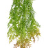 GloboStar® Artificial Garden HANGING FERN 20854 Τεχνητό Διακοσμητικό Κρεμαστό Φυτό Φτέρη Μ30 x Π14 x Υ85cm - ledmania.gr
