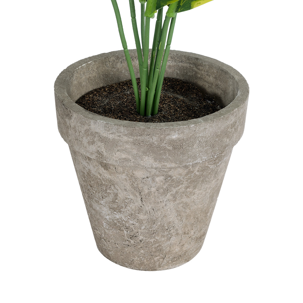 GloboStar® Artificial Garden YELLOW HOSTA 20899 Τεχνητό Διακοσμητικό Φυτό Κίτρινη Χόστα Υ40cm - ledmania.gr