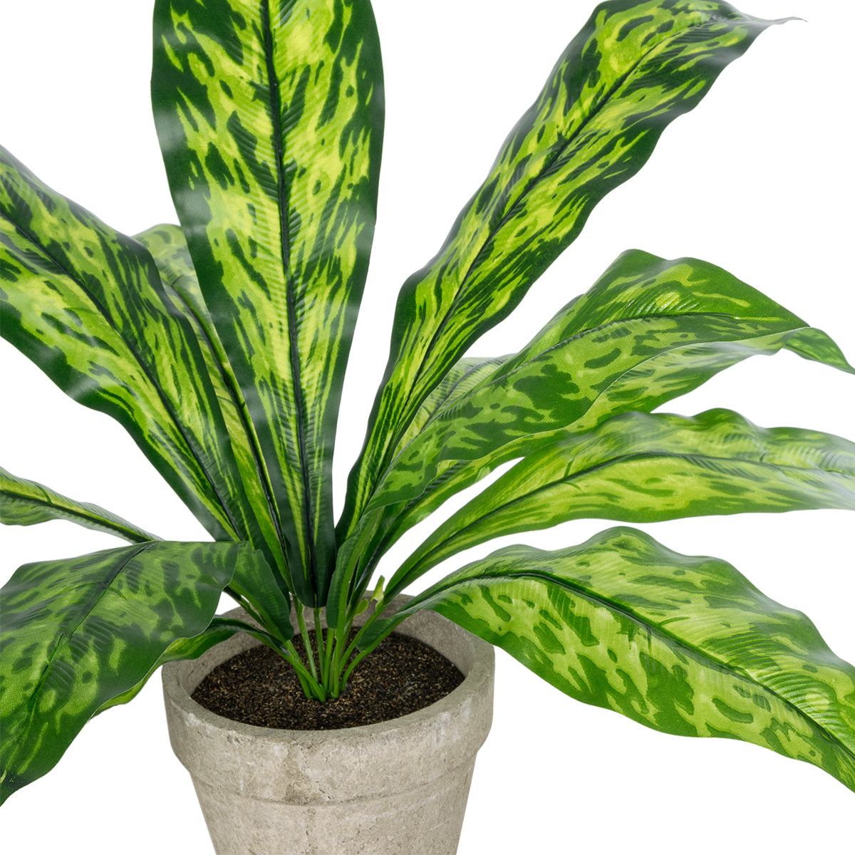 GloboStar® Artificial Garden  SPATHIPHYLLUM POTTED PLANT 20905 Διακοσμητικό Φυτό Σπαθίφυλλο Φ40 x Υ33cm - ledmania.gr