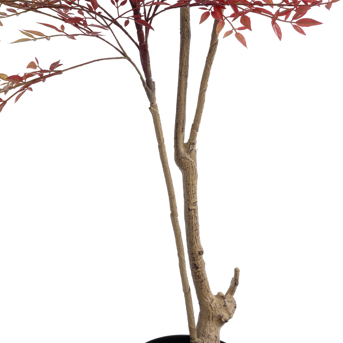 GloboStar® Artificial Garden RED NANDINA PLANT 20966 Διακοσμητικό Φυτό Κόκκινη Ναντίνα Φ66 x Υ150cm - ledmania.gr
