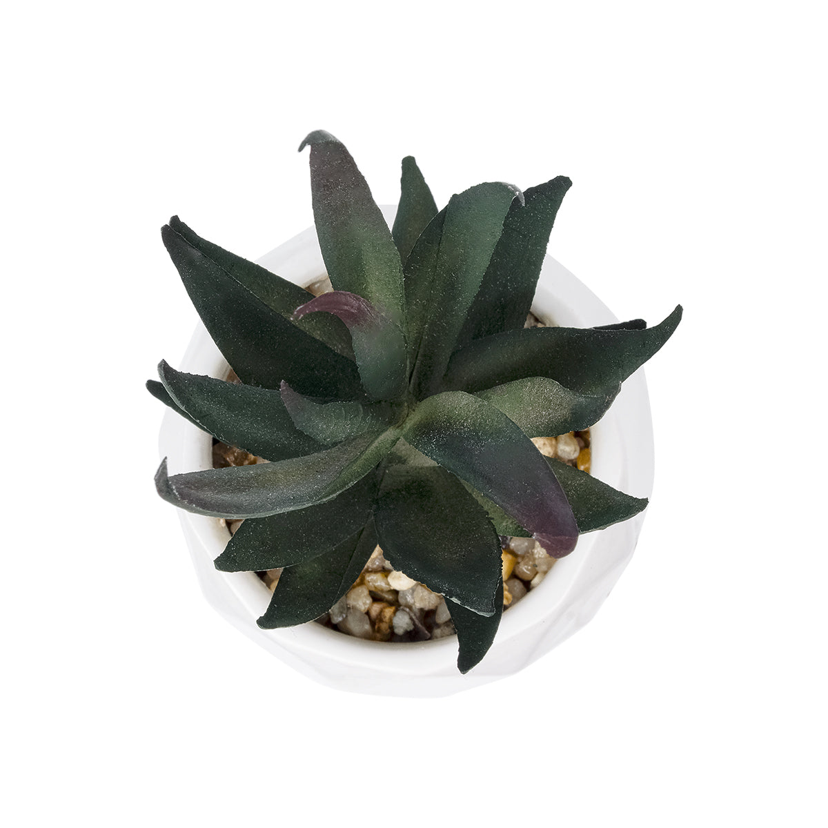 GloboStar® Artificial Garden SUCCULENT ALOE POTTED PLANT 20978 Διακοσμητικό Φυτό Αλόης Φ7 x Υ14cm - ledmania.gr
