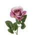 GloboStar® Artificial Garden  PINK ROSE BRANCH 21136 Τεχνητό Διακοσμητικό Κλαδί ΡοζΤριαντάφυλλο Y50cm - ledmania.gr