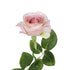 GloboStar® Artificial Garden LIGHT PINK ROSE  BRANCH 21137 Τεχνητό Διακοσμητικό Κλαδί Ανοιχτό ΡοζΤριαντάφυλλο Y50cm - ledmania.gr