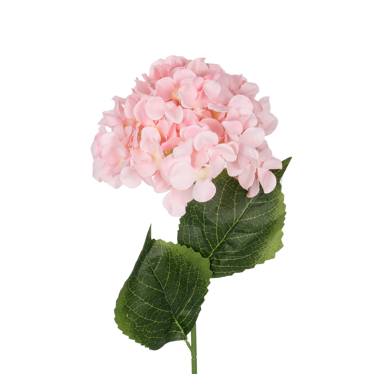 GloboStar® Artificial Garden PINK HYDRANGEA BRANCH 21143 Τεχνητό Διακοσμητικό Κλαδί Ροζ Ορτανσία Y73cm - ledmania.gr