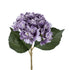 GloboStar® Artificial Garden PURPLE HYDRANGEA BRANCH 21181 Τεχνητό Διακοσμητικό Κλαδί Ορτανσίας Βαθύ Μωβ  Y47cm - ledmania.gr