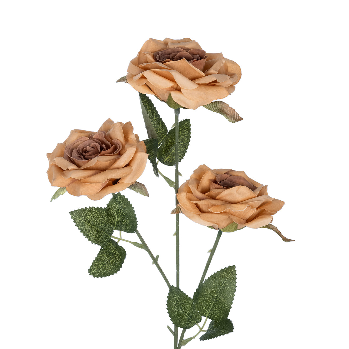 GloboStar® Artificial Garden PEACH  CLIMBING ROSE BRANCH 21189 Τεχνητό Διακοσμητικό Κλαδί Τριαντάφυλλο Ροδακινί Y66cm - ledmania.gr