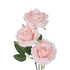 GloboStar® Artificial Garden LIGHT PINK  CLIMBING ROSE BRANCH 21193 Τεχνητό Διακοσμητικό Κλαδί Τριαντάφυλλο Ανοιχτό Ροζ Y66cm - ledmania.gr