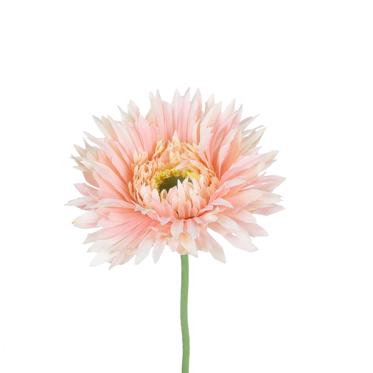 GloboStar® Artificial Garden PINK GERBERA  BRANCH 21205 Τεχνητό Διακοσμητικό Κλαδί Ζέρμπερας Ροζ Y44cm - ledmania.gr