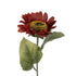 GloboStar® Artificial Garden RED SUNFLOWER  BRANCH 21214 Τεχνητό Διακοσμητικό Κλαδί Ηλιοτρόπιο Κόκκινο Y50cm - ledmania.gr
