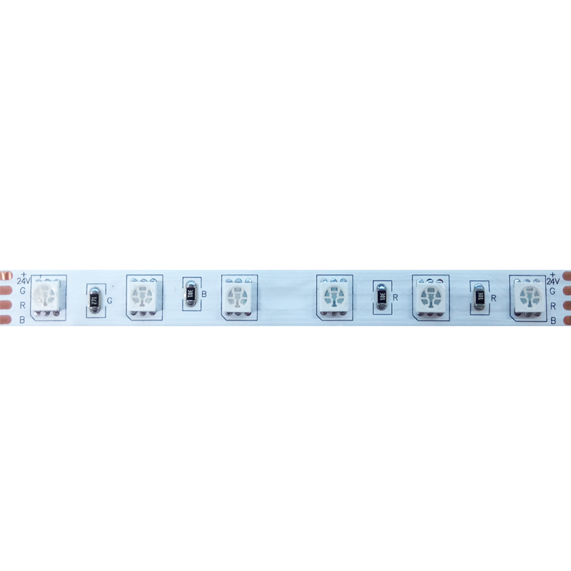 ΤΑΙΝΙΑ LED 5M 14.4W/M 24V DC IP20 RGB 10mm-(Τιμή μέτρου) - ledmania.gr