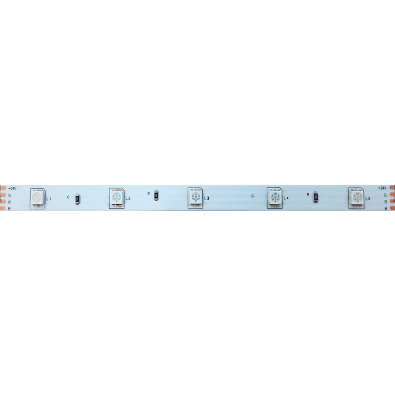 ΛΩΡΙΔΑ LED 5M 7.2W/M 24V DC IP65 NANO RGB 10mm - ledmania.gr