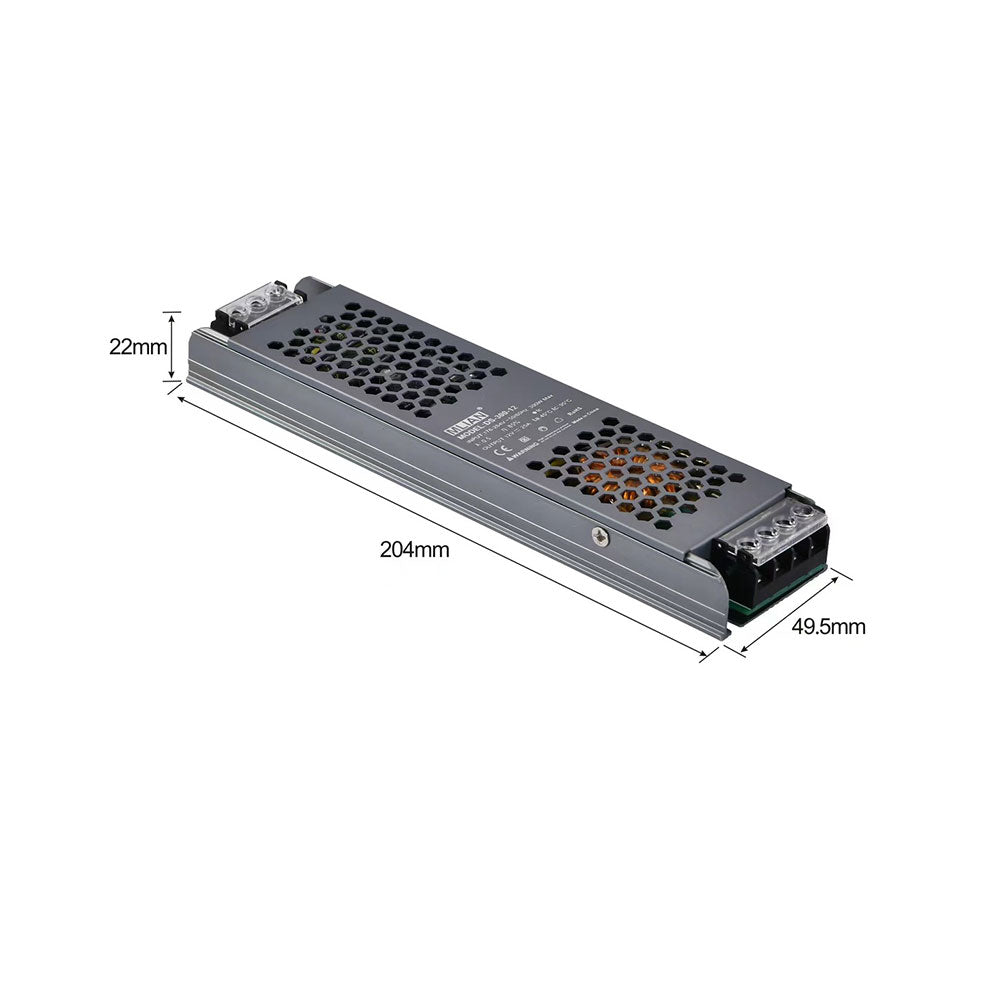 Τροφοδοτικό 24V EXTRA SLIM 300W 12,5A - ledmania.gr