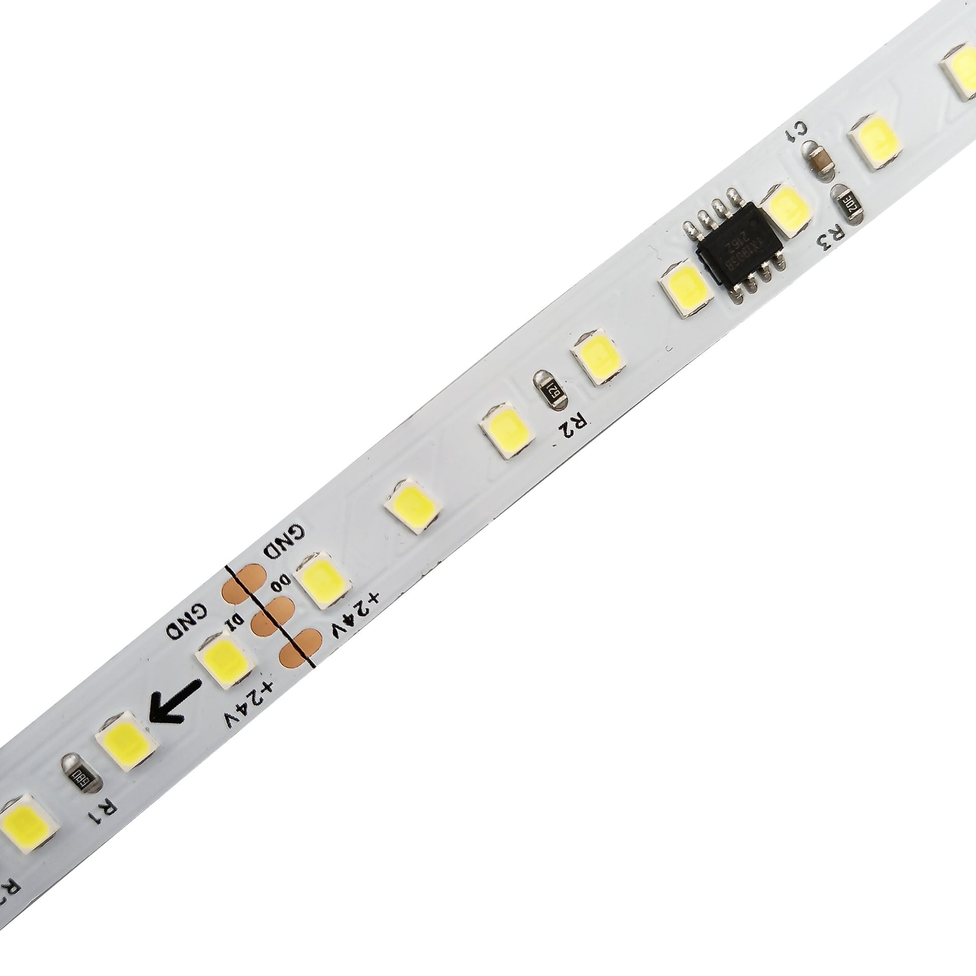 Ταινία Led 2400lm-120smd 2835 24-26Lm/chip-Hi CRI 80-24VDc- 10watt/m-IP20-Ψυχρο Λευκο-1μετρο - ledmania.gr