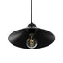 GLOBOSTAR® FONTE 203-0080 Μοντέρνο Κρεμαστό Φωτιστικό Οροφής με Ντουί 1 x E27 AC 220-240V IP20 - Μαύρο - Μ25.5 x Π25.5 x Υ10cm - ledmania.gr