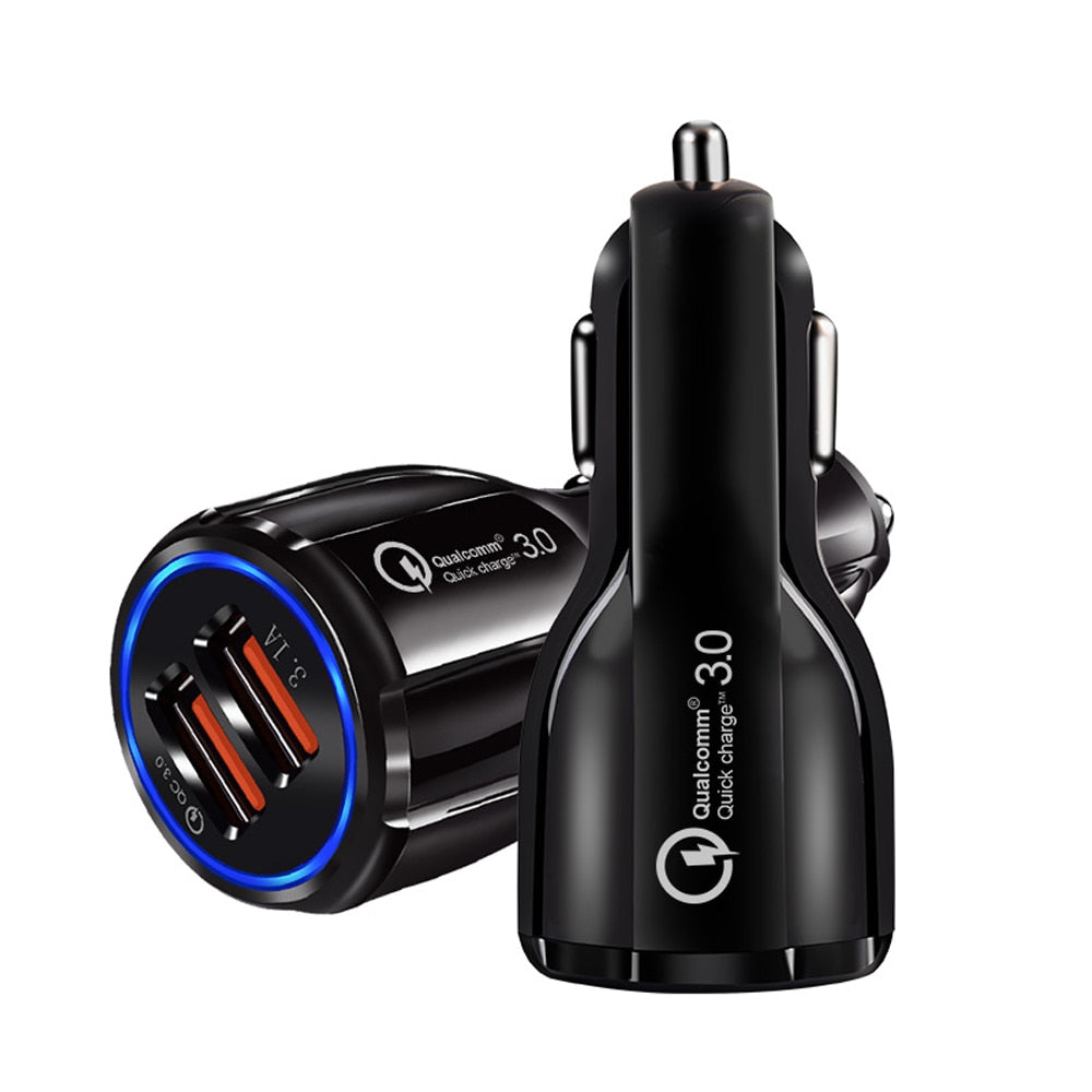 Φορτιστής αυτοκινήτου Quick Charge 3.0 - ledmania.gr