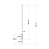 GLOBOSTAR® HARLEM 61336 Μοντέρνο Φωτιστικό Τοίχου - Απλίκα LED 18W 2160lm 120° AC 220-240V IP20 Ρυθμιζόμενο Λευκό CCT με On/Off 2700K/4500K/6000K - Lumileds SMD Chip - Χρυσό Βούρτσας - Μ5 x Π4 x Υ120cm - 3 Χρόνια Εγγύηση
