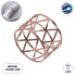 GloboStar® BISTRO 35005 Δαχτυλίδι Πετσέτας Μεταλλικό Χάλκινο Φ4.5 x Υ3cm - ledmania.gr