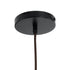GLOBOSTAR® CUBA 01722 Boho Κρεμαστό Φωτιστικό Οροφής με Ντουί 1 x E27 AC 220-240V IP20 - Καφέ - Μ63 x Π63 x Υ32cm