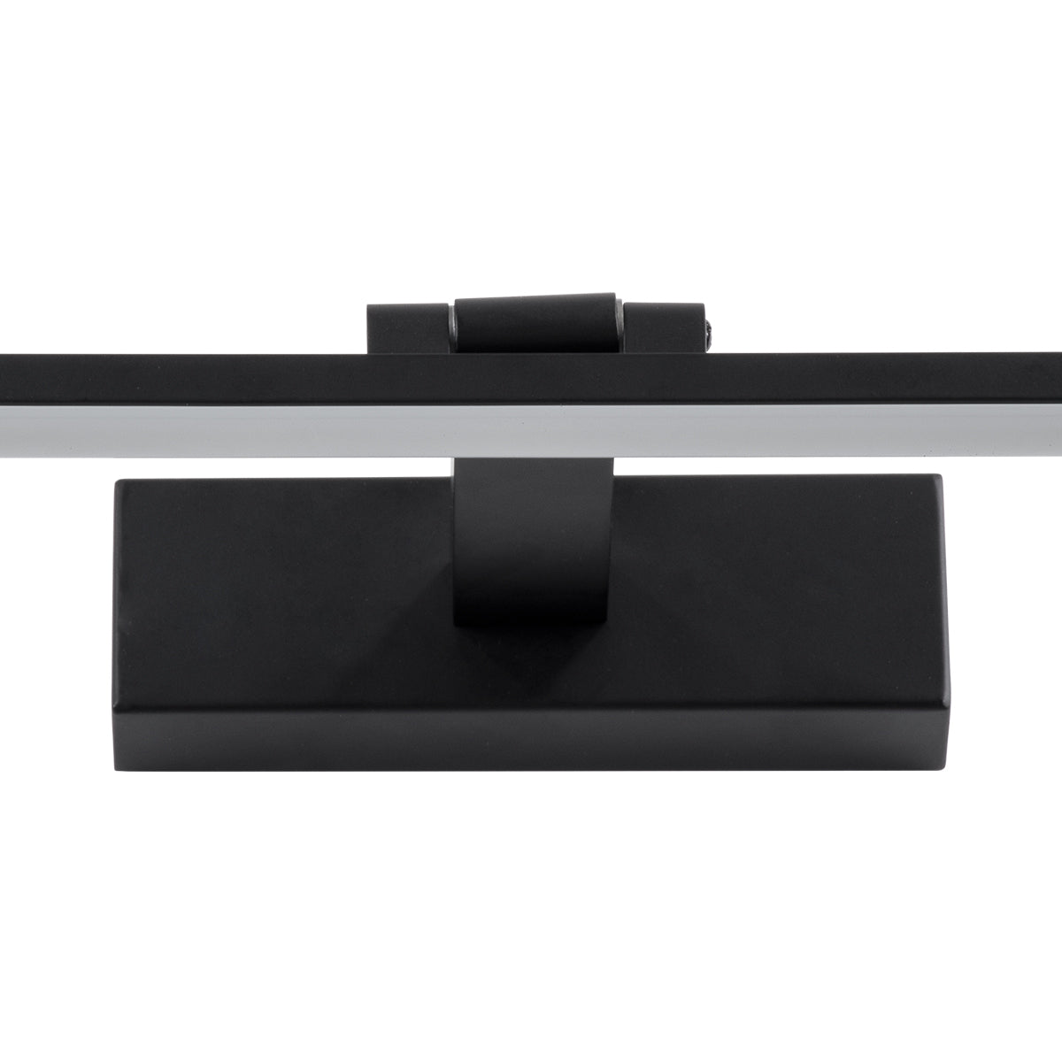 GLOBOSTAR® ELLIS 60444 Μοντέρνο Φωτιστικό Τοίχου - Απλίκα Καθρέπτη Μπάνιου LED 12W 1400lm 120° AC 220-240V IP44 Φυσικό Λευκό 4500K - Lumileds SMD Chip & TÜV SÜD Driver - Μαύρο Ματ - Μ60 x Π16 x Υ6cm - 3 Χρόνια Εγγύηση - ledmania.gr