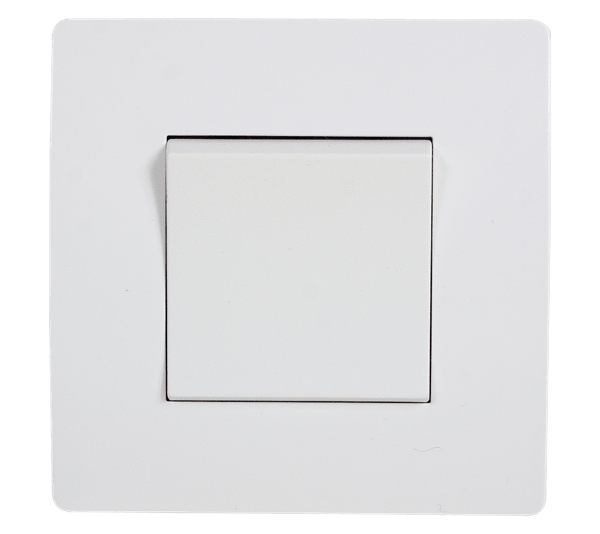 EL BASIC TG115 1 BUTTON CROSS WAY SWITCH WHITE-OLD - ledmania.gr