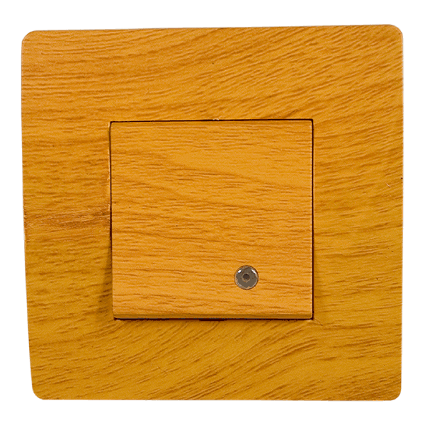 EL BASIC TG114 1 BUTTON 1 WAY SWITCH WITH LIGHT PE - ledmania.gr