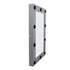 GloboStar® MAKEUP MIRROR-60x90-6 Μοντέρνος Καθρέπτης Μακιγιάζ με Πλαίσιο Φυσικού Ξύλου με Διακόπτη On/Off 10 x E27 AC220-240V - Μ60 x Π7 x Υ90cm - Γκρι Ανθρακί - ledmania.gr