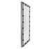 GloboStar® MAKEUP MIRROR-160x80-6 Μοντέρνος Καθρέπτης Μακιγιάζ με Πλαίσιο Φυσικού Ξύλου με Διακόπτη On/Off 20 x E27 AC220-240V - Μ80 x Π7 x Υ160cm - Γκρι Ανθρακί - ledmania.gr