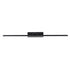 GLOBOSTAR® ELLIS 60444 Μοντέρνο Φωτιστικό Τοίχου - Απλίκα Καθρέπτη Μπάνιου LED 12W 1400lm 120° AC 220-240V IP44 Φυσικό Λευκό 4500K - Lumileds SMD Chip & TÜV SÜD Driver - Μαύρο Ματ - Μ60 x Π16 x Υ6cm - 3 Χρόνια Εγγύηση - ledmania.gr
