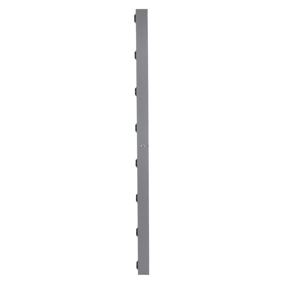 GloboStar® MAKEUP MIRROR-160x80-6 Μοντέρνος Καθρέπτης Μακιγιάζ με Πλαίσιο Φυσικού Ξύλου με Διακόπτη On/Off 20 x E27 AC220-240V - Μ80 x Π7 x Υ160cm - Γκρι Ανθρακί - ledmania.gr