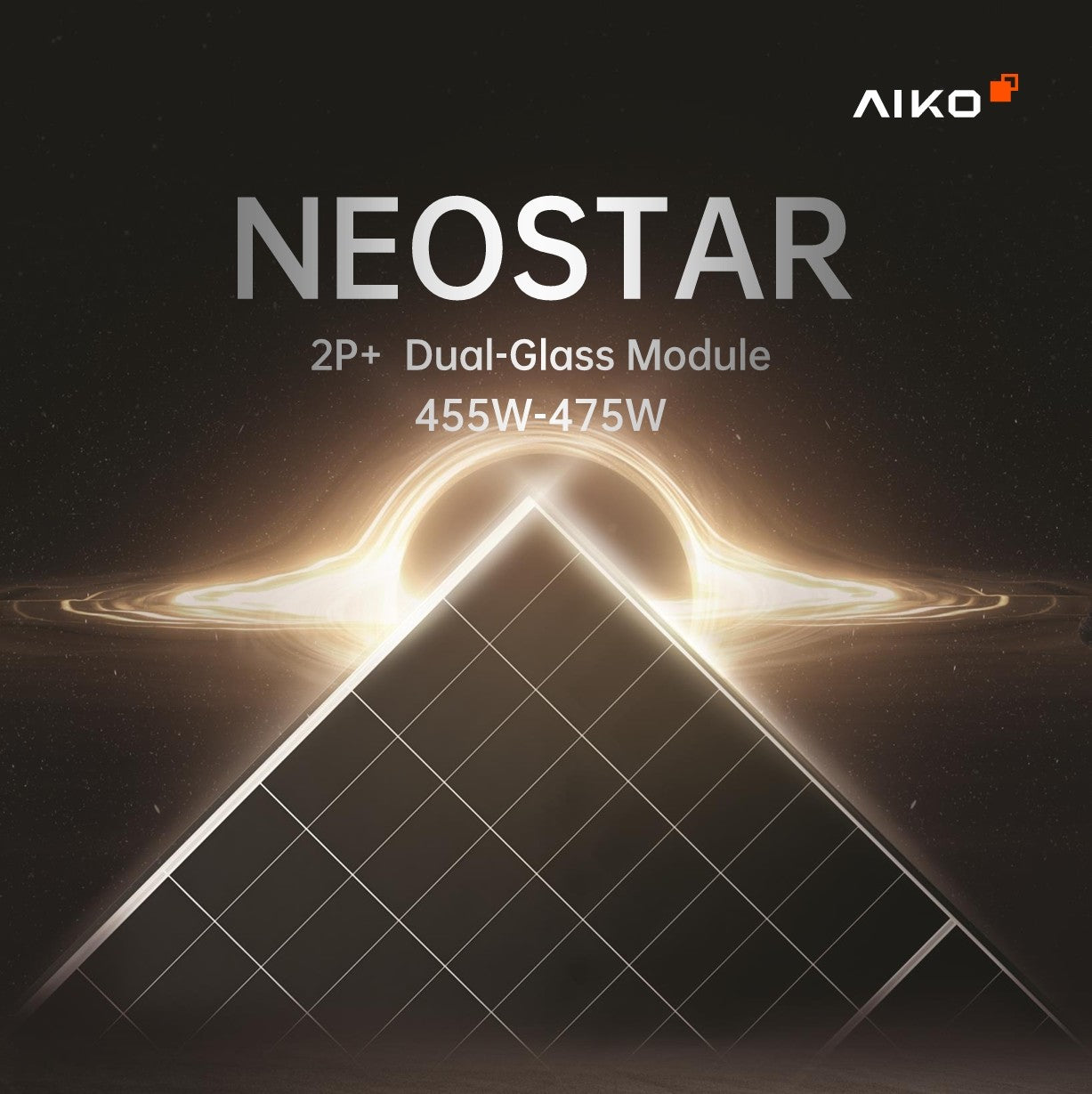 Neostar 2P+ Dual Glass 455–475W – AIKO MAH54Dw – Υψηλή Απόδοση N‑Type
