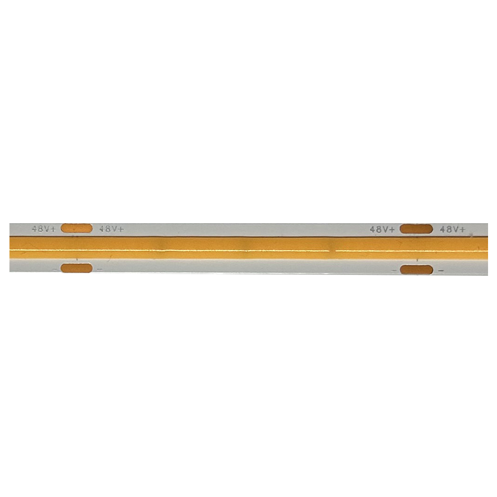 LED COB  STRIP  48V DC 7,5W/M 3000K 675LM/M IP20 8mm Ra90 480LEDS/M 20M REEL 3YRS-(Τιμή μέτρου) - ledmania.gr