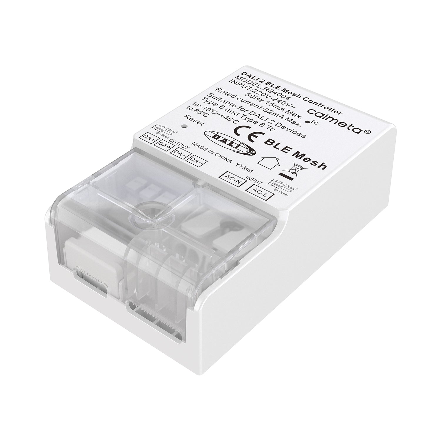 CAIMETA ΕΛΕΓΚΤΗΣ BLUETOOTH ΛΕΥΚΟΣ DALI 2  86x52x30mm