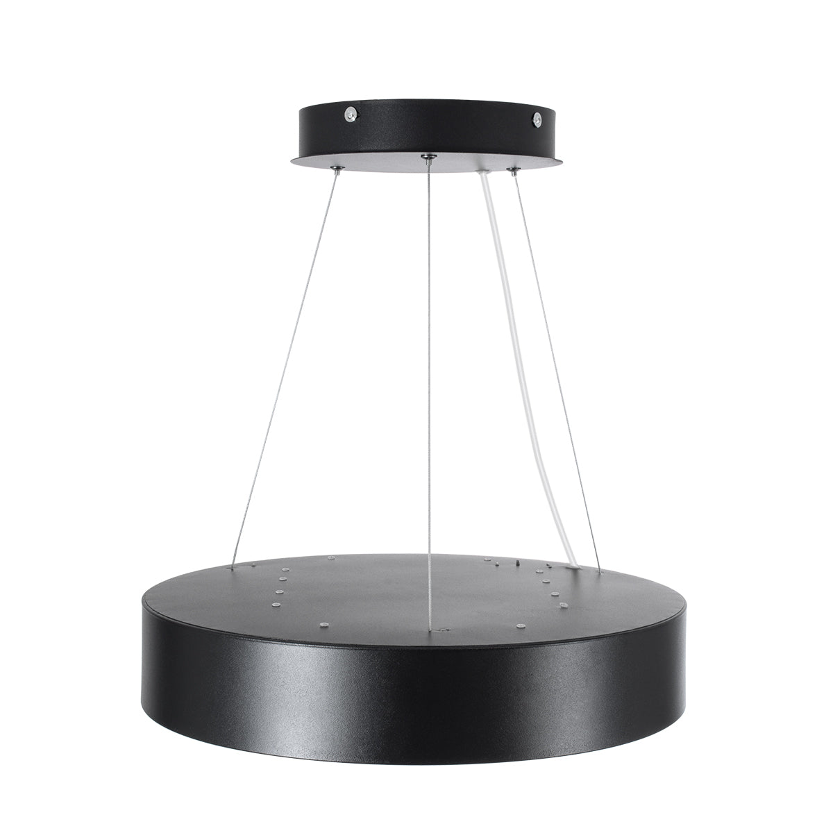 GLOBOSTAR® BURTON 61200-S Μοντέρνο Φωτιστικό Οροφής LED 67W 7370lm 120° AC 220-240V IP20 Ρυθμιζόμενο Λευκό CCT με Χειριστήριο από 2700K έως 6000K Dimmable - Lumileds SMD Chip - Μαύρο Ματ - Μ40 x Π40 x Υ8cm - 3 Χρόνια Εγγύηση