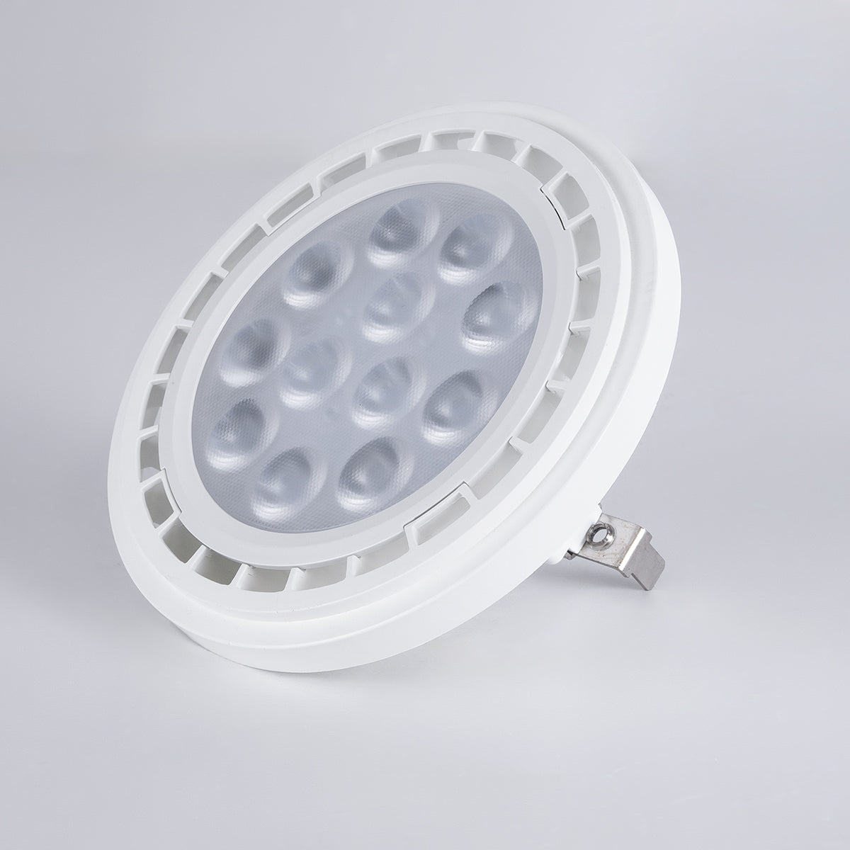 GloboStar® S-40003 Σποτ LED GU5.3 AR111 12W 1200lm 36° AC 220-240V IP20 Φ11 x Υ7cm Ψυχρό Λευκό 6000K - 1 Χρόνο Εγγύηση - ledmania.gr