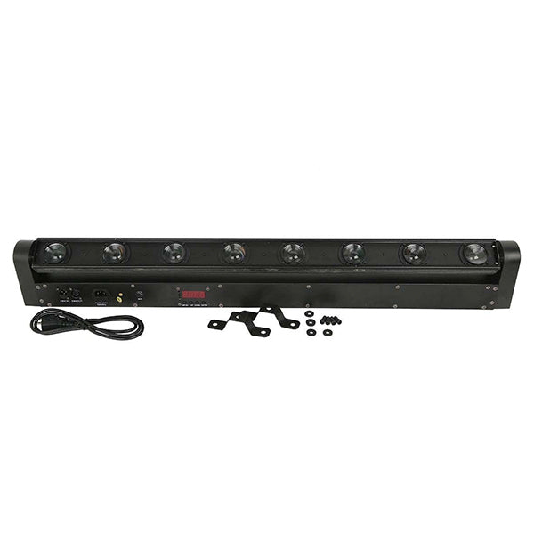 GLOBOSTAR® BAR 51132 Stage Κινούμενη Ρομποτική Κεφαλή Super Beam LED 160W 8° AC 220-240V IP20 8 x 20W CREE Chip Πολύχρωμο RGBW Dimmable DMX512 Protocol 9/38 Channels - Μ110 x Π13.2 x Υ15.5cm - 2 Χρόνια Εγγύηση - ledmania.gr