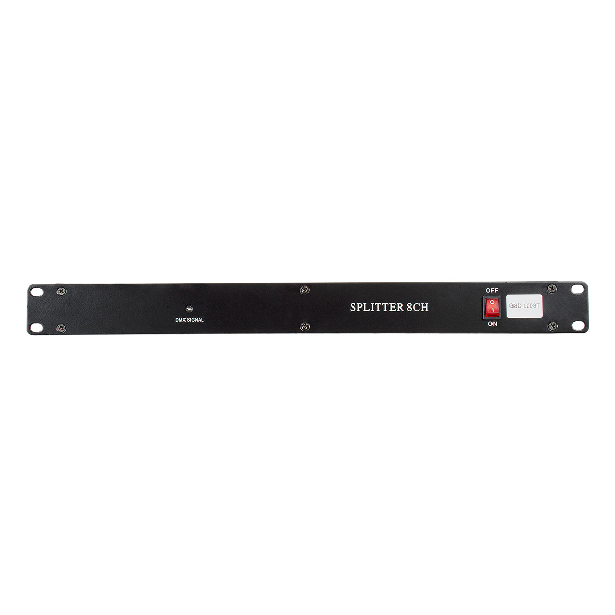 GloboStar® SPLITTER 51178 Διακλαδωτής & Ενισχυτής Σήματος DMX 8 Καναλιών - Rack Mount - AC 220-240V IP20 - Μ48 x Π17 x Υ4.5cm - 2 Χρόνια Εγγύηση - ledmania.gr