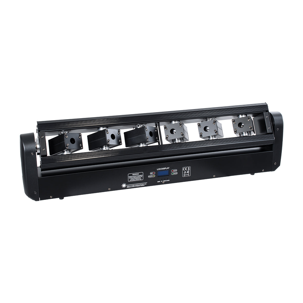 GLOBOSTAR® AMNESIA 51179 Stage Κινούμενη Ρομποτική Κεφαλή Spider Super Beam LASER 150W 2° AC 220-240V IP20 6 x 1W LASER Chip 300mW RED/638nm 100mW GREEN/531nm 600mW BLUE/442nm Πολύχρωμο RGB Dimmable DMX512 Protocol 14/35 Channels - Μ86 x Π23 x Υ9cm - 2... - ledmania.gr