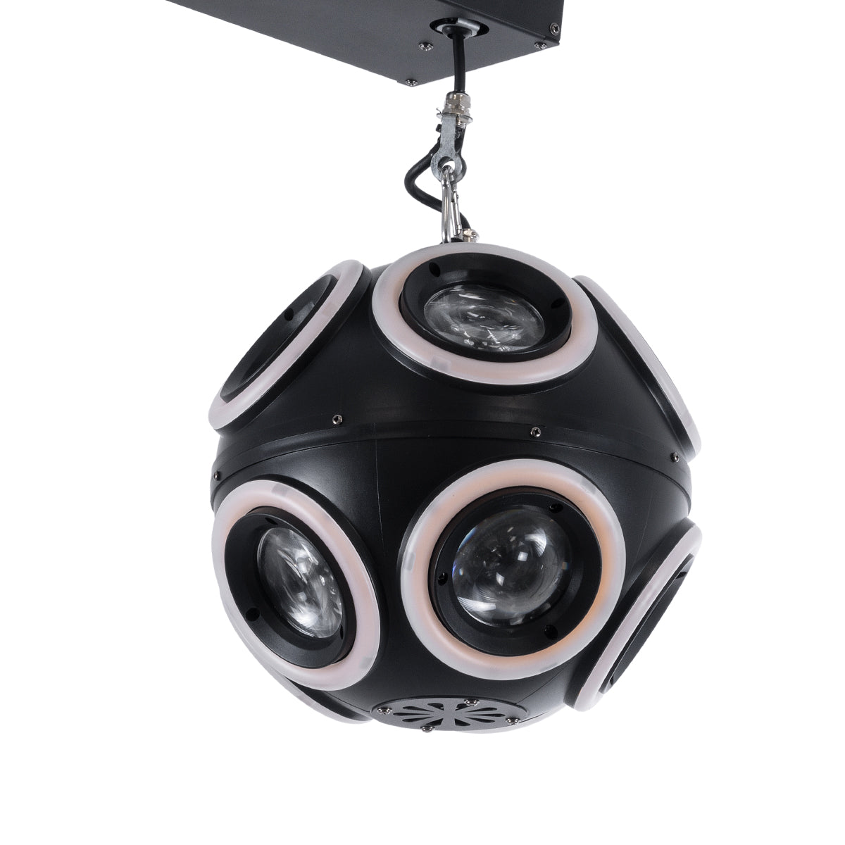 GloboStar® 51197 LIFT BALL Επαγγελματικό Φωτιστικό Ειδικών Εφέ Φ25cm KINETIC BALL MATRIX PIXEL Super BEAM Light CREE LED 4in1 300W - 10 x 20W LED COB Chips RGBW & 10 x 20W LED COB Chips Ultra Gold Warm White 2200K - Μέγιστο Μήκος Ανύψωσης 6 Μέτρα - AC ... - ledmania.gr