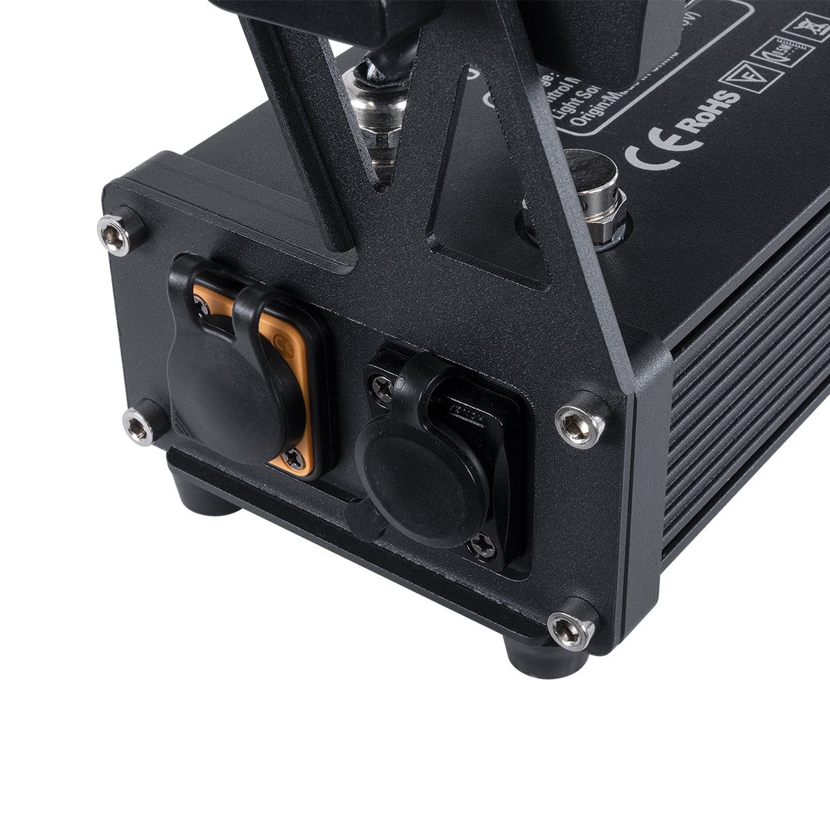 GloboStar® 51198 CYRUS Επαγγελματική Κεφαλή PAR DMX512 180W AC 220V-240V 6in1 - SPOT 25° OSRAM LED Αδιάβροχη IP65 RGBW+UV - Μαύρο - Μ30 x Π14 x Υ19cm - 2 Χρόνια Εγγύηση - ledmania.gr