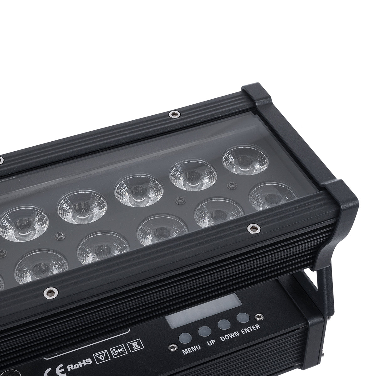 GloboStar® 51198 CYRUS Επαγγελματική Κεφαλή PAR DMX512 180W AC 220V-240V 6in1 - SPOT 25° OSRAM LED Αδιάβροχη IP65 RGBW+UV - Μαύρο - Μ30 x Π14 x Υ19cm - 2 Χρόνια Εγγύηση - ledmania.gr
