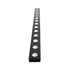 GloboStar® 51204 MEDES Επαγγελματική Μπάρα Φωτισμού Wall Washer LED 14 x 10W 140W 8° AC 220-240V IP20 Πολύχρωμο RGB DMX512 - Μαύρο - Μ100 x Π6.5 x Υ12.5cm - 2 Χρόνια Εγγύση - ledmania.gr