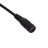 GloboStar® 70748 Καλώδιο Τροφοδοσίας DC 2 Μέτρων από Female 2.1x5.5mm σε 2 x 0.3mm Ατερμάτιστο Καλώδιο Μ200 x Π1.1cm Μαύρο - ledmania.gr