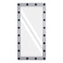 GloboStar® MAKEUP MIRROR-160x80-3 Μοντέρνος Καθρέπτης Μακιγιάζ με Πλαίσιο Φυσικού Ξύλου με Διακόπτη On/Off 20 x E27 AC220-240V - Μ80 x Π7 x Υ160cm - Γκρι Τσιμέντου - ledmania.gr