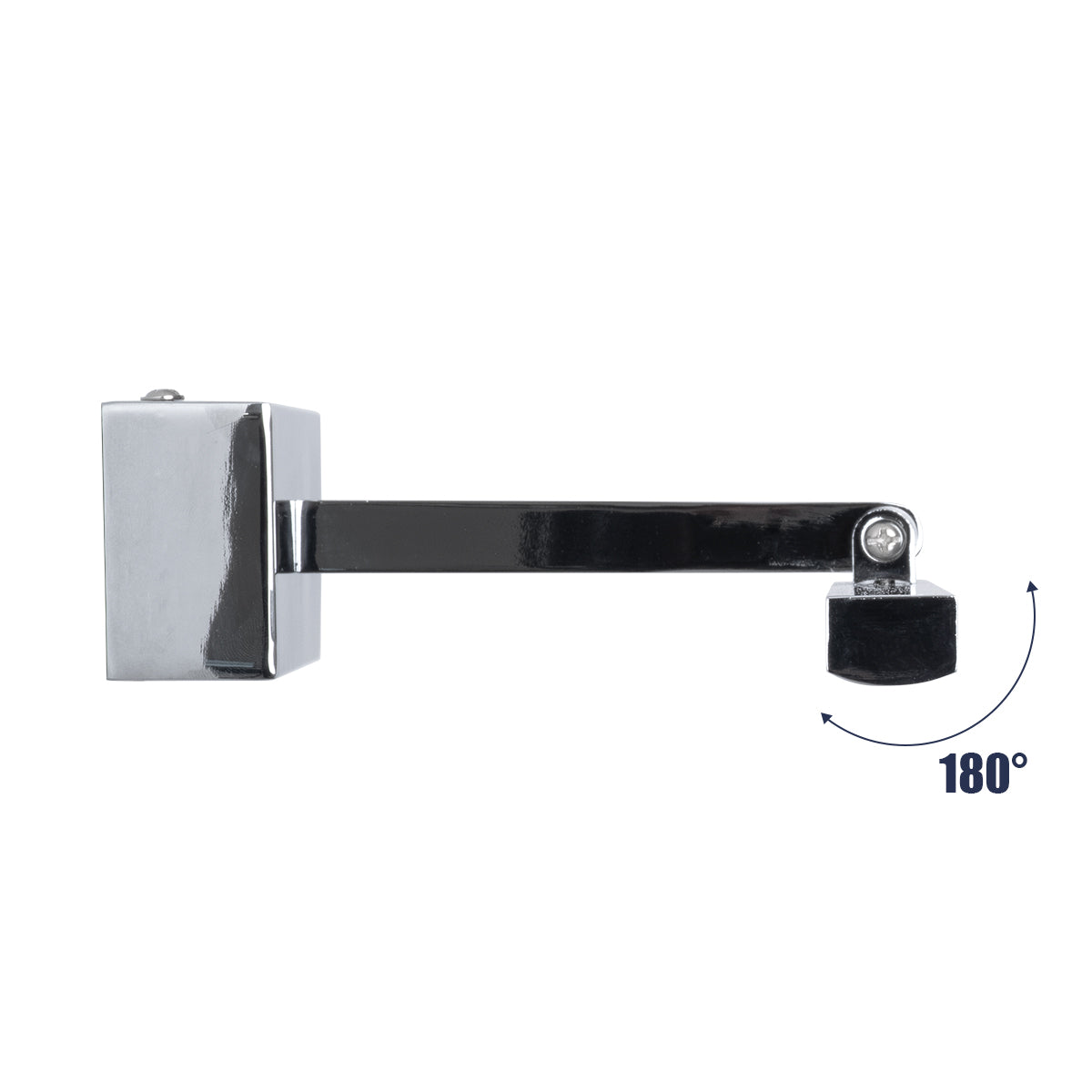 GLOBOSTAR® ELLIS 60445 Μοντέρνο Φωτιστικό Τοίχου - Απλίκα Καθρέπτη Μπάνιου LED 12W 1400lm 120° AC 220-240V IP44 Φυσικό Λευκό 4500K - Lumileds SMD Chip & TÜV SÜD Driver - Νίκελ Χρώμιο - Μ60 x Π16 x Υ6cm - 3 Χρόνια Εγγύηση - ledmania.gr