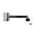 GLOBOSTAR® ELLIS 60445 Μοντέρνο Φωτιστικό Τοίχου - Απλίκα Καθρέπτη Μπάνιου LED 12W 1400lm 120° AC 220-240V IP44 Φυσικό Λευκό 4500K - Lumileds SMD Chip & TÜV SÜD Driver - Νίκελ Χρώμιο - Μ60 x Π16 x Υ6cm - 3 Χρόνια Εγγύηση - ledmania.gr