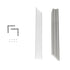 GLOBOSTAR® ALP-CORNER-SIDE90 LUMILINE 61768 Επιφανειακό / Κρεμαστό Προφίλ Αλουμινίου Γωνία με Λευκό Γαλακτερό Πατητό Κάλυμμα για Ταινίες LED IP20 - Γκρι Ανθρακί Ματ - Μ30 x Π3.5 x Υ7cm - ledmania.gr