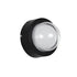 kelvo® NEXA KLV-101-0247 Φωτιστικό Τοίχου / Απλίκα LED 6W 480lm 180° AC 220-240V Αδιάβροχο IP65 Ultra Θερμό Λευκό 1800K - Sanan SMD Chip & TÜV SÜD Driver - Μαύρο Ματ - Μ11 x Π8.5 x Υ11cm - 5 Χρόνια Εγγύηση