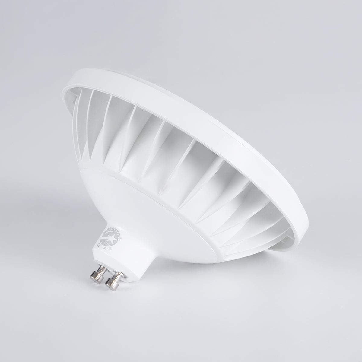 GloboStar® 60132 Σποτ LED GU10 AR111 15W 1500lm 12° AC 220-240V IP20 Φ11 x Υ6.6cm Ψυχρό Λευκό 6000K Dimmable - 3 Χρόνια Εγγύηση - ledmania.gr