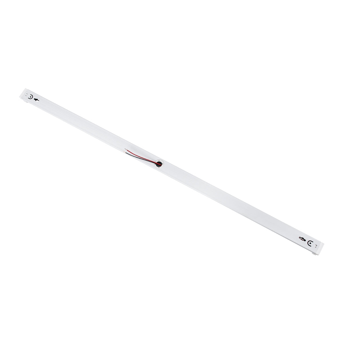 GloboStar® TUBATO 60148 Μεταλλικό Σκαφάκι για 1 x Λάμπα 90CM T8 G13 LED AC 220-240V IP20 Μ90 x Π3.4 x Υ4.3cm - 5 Χρόνια Εγγύηση - ledmania.gr